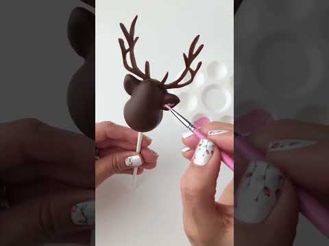 Ready for Christmas!!❤️ #cakepops #cakepops #christmas #videotutorial #edibleart #cakedecorating