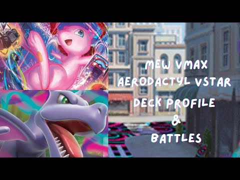 The Best Way to Play Mew VMAX | Mew VMAX/ Aerodactyl VSTAR PTCGO Deck Profile & Gameplay | SSH-SIT
