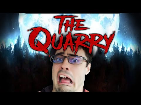 MY FRIEND MADE ME PLAY A HORROR GAME - The Quarry Complete First Playthrough (Sequel to Until Dawn!)