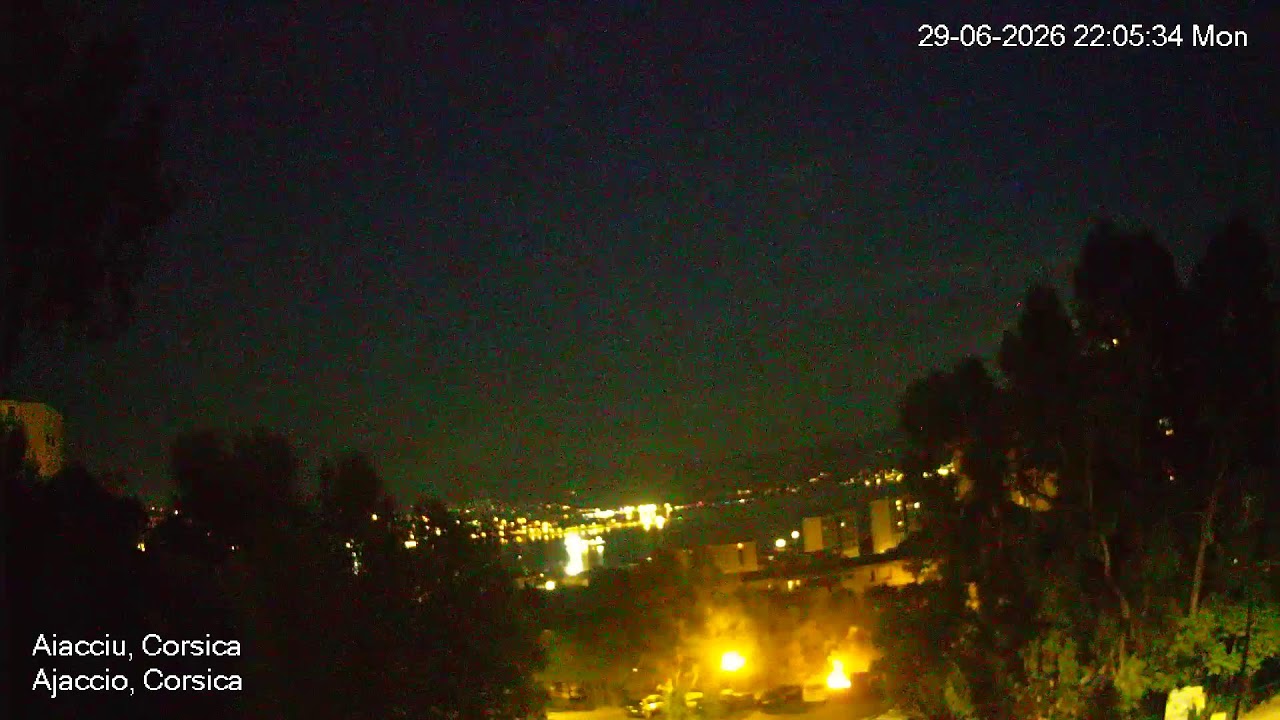 Live webcam view of Ajaccio Bay Panorama