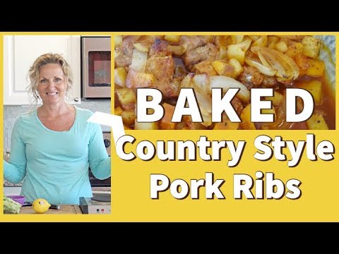 How to Bake Country Style Pork Ribs in the oven \ EASY...