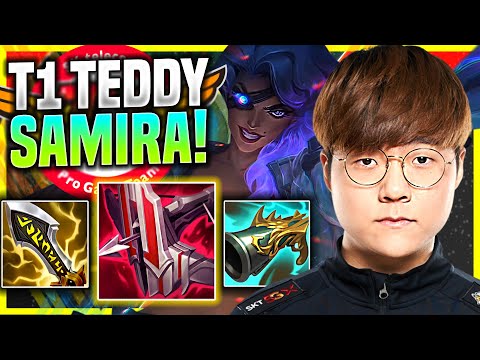 TEDDY IS SO CLEAN WITH SAMIRA IN NEW SEASON! - T1 Teddy Plays Samira ADC vs Yasuo! | Season 11