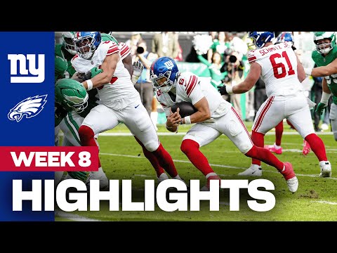Highlights: Giants vs. Eagles | Week 8 | New York Giants