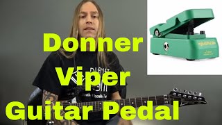 Video thumbnail for Donner Viper Guitar Pedal (Expression and Volume) - Steve Stine Pedal Review by Steve Stine Guitar Lessons