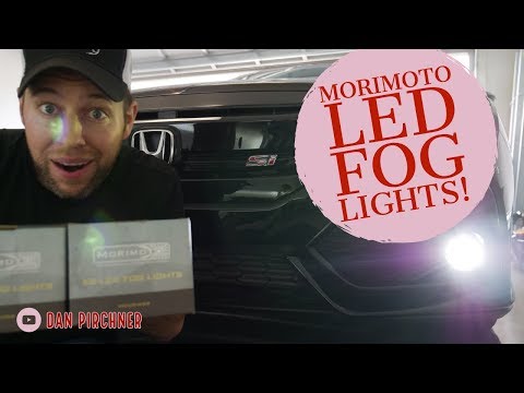 HOW TO INSTALL MORIMOTO XB LED FOG LIGHTS  | 10TH GEN CIVIC SI