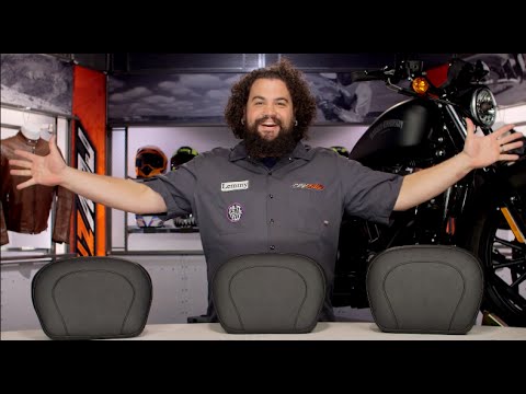 Mustang Passenger Backrest Pad For Harley Touring Review at RevZilla.com