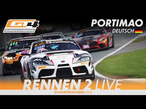 LIVE I Rennen 2 I Portimão I GT4 European Series 2026 (Deutsch)