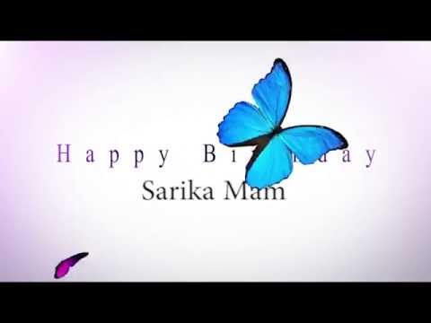 Happy Birthday Sarika Mam
