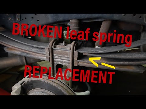 Rear leaf spring replacement