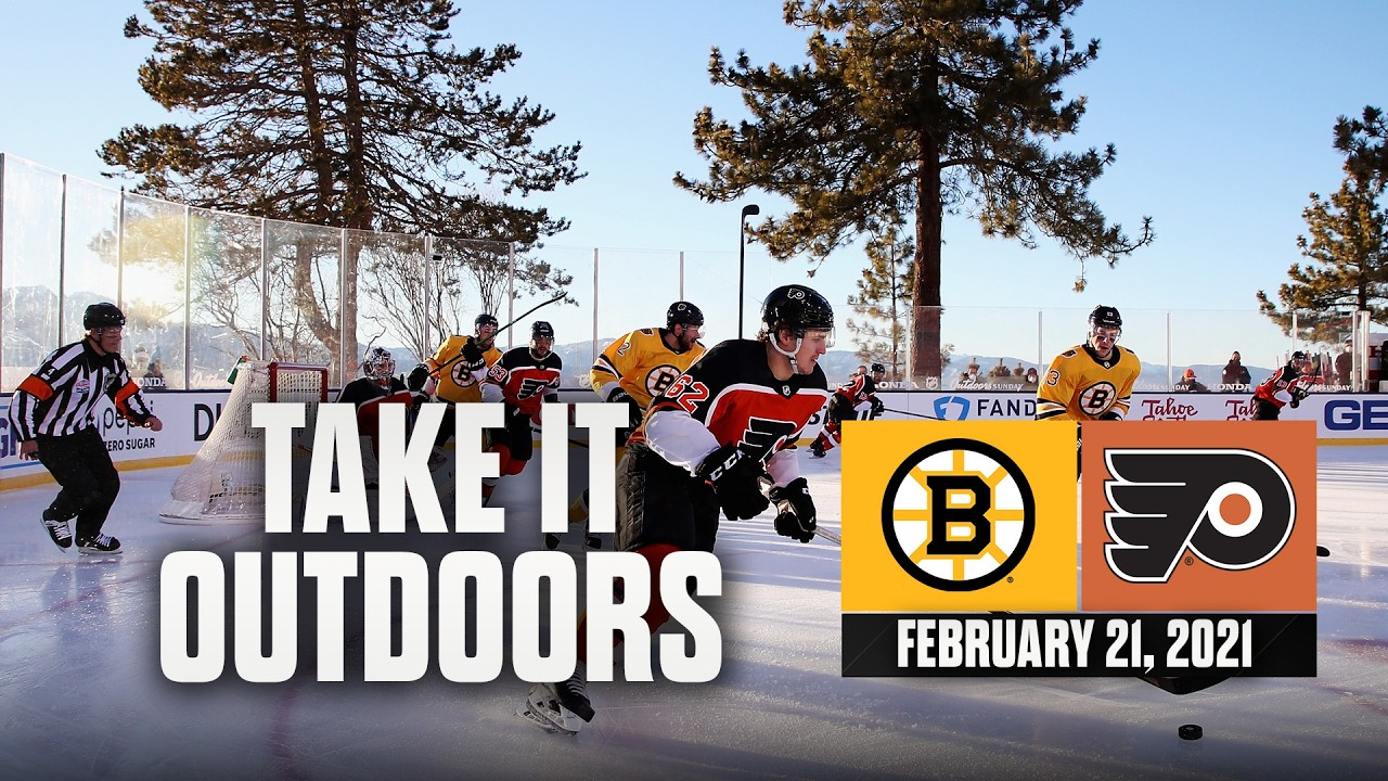 FULL REPLAY: Lake Tahoe | Bruins vs Flyers | 2021 NHL Outdoors