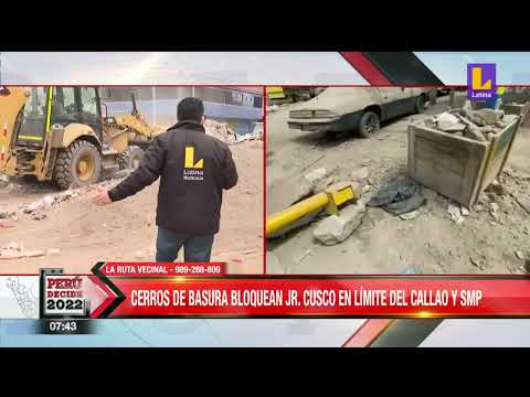 🔴 #LaRutavecinal | Cerros de basura bloquean Jr. Cusco en límite entre Callao y SMP, video de YouTube