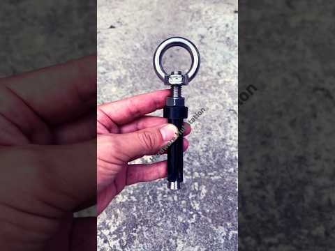Stainless Steel Reusable Eye Bolt #ConcreteAnchor #HeavyDutyTools #DIYHardware #Constructiontools