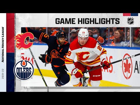 Flames @ Oilers 10/16/2021 | NHL Highlights