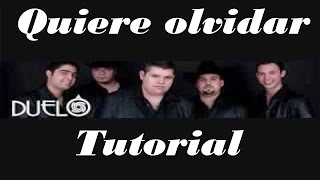 Duelo.- Quiere Olvidar en acordeón de botones. Aprende a tocar acordeón HD