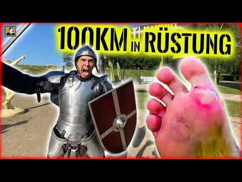 Video Thumbnail: 100km in ECHTER RITTERRÜSTUNG laufen - Der Selbstversuch | Mammutmarsch 2021 | Survival Mattin