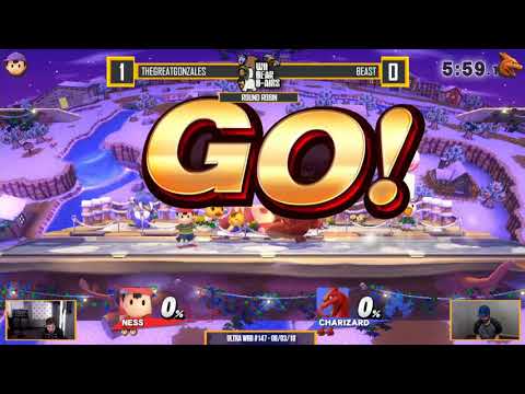 Ultra WBB #147 | TheGreatGonzales vs Beast - Round Robin - Super Smash Bros. for Wii U