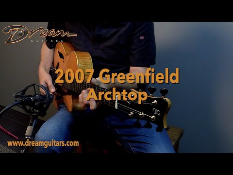 2007 Greenfield 15" Archtop, Bigleaf Maple & European Spruce