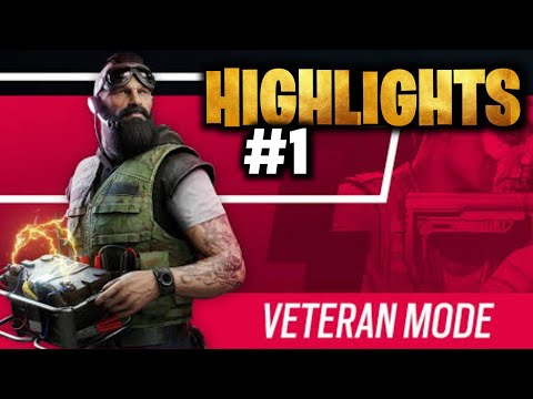 VETERAN MODE INTENSE HIGHLIGHTS #1 || RAINBOW SIX SIEGE MOBILE GAMEPLAY