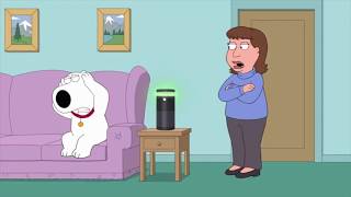 Brian downloads Yoko Ono - Family Guy Scene (Season 16, Episode 17)