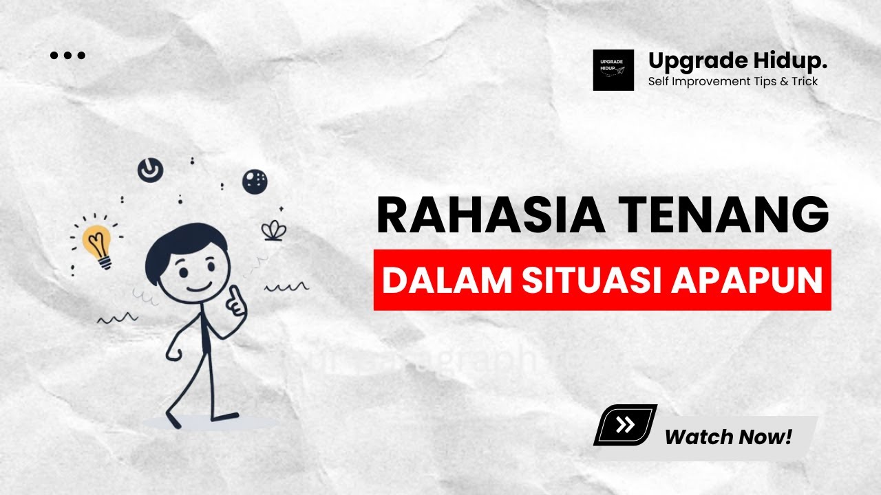 7 Kebiasaan Orang yang Selalu Tenang di Situasi Apa pun