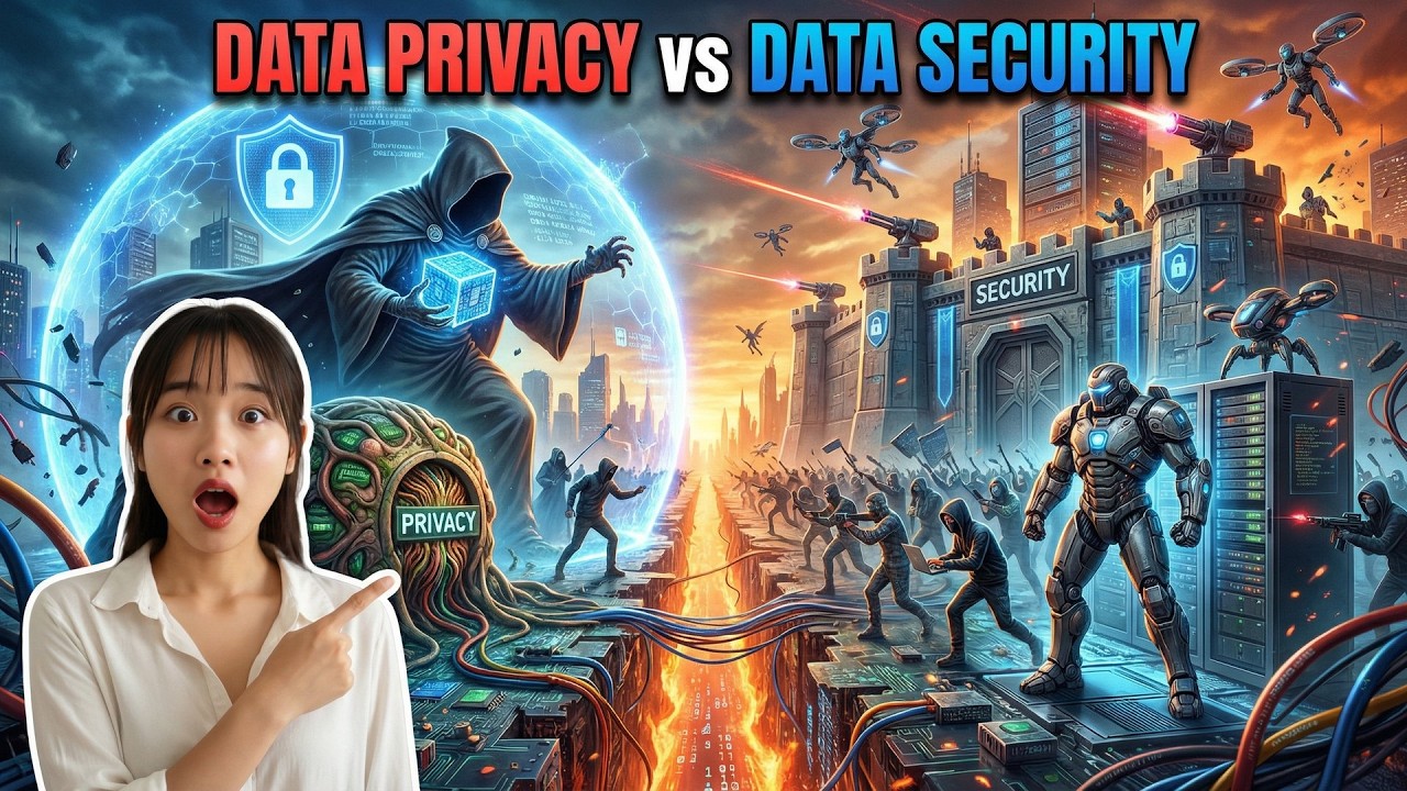 Data Privacy vs  Data Security (13 Minutes)