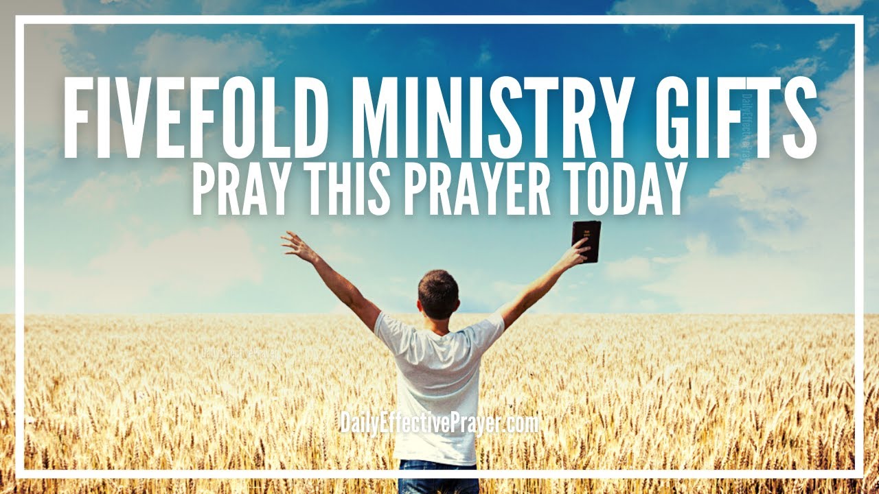 Prayer For The Fivefold Ministry Gifts | Five Fold Gifts From Jesus For You