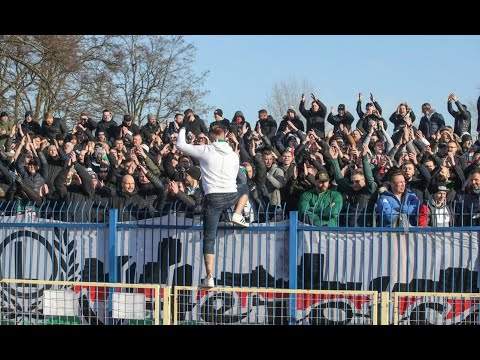 Doping kibiców Legii w Zielonej Górze