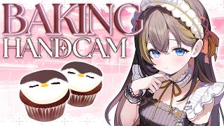 HANDCAM 🧁 手元カメラ ┆baking tiramisu cupcakes! + special surprise 🐧🎁 #peto5YEARS