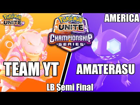 Team YT vs Amaterasu - PUCS NA Championship LB Semi Final | Pokemon Unite