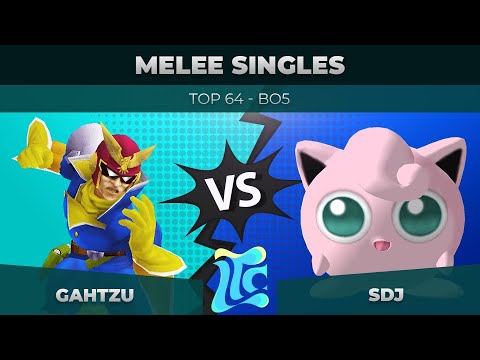 Gahtzu vs SDJ - Melee Singles: Top 64 - Low Tide City | Falcon vs Jigglypuff
