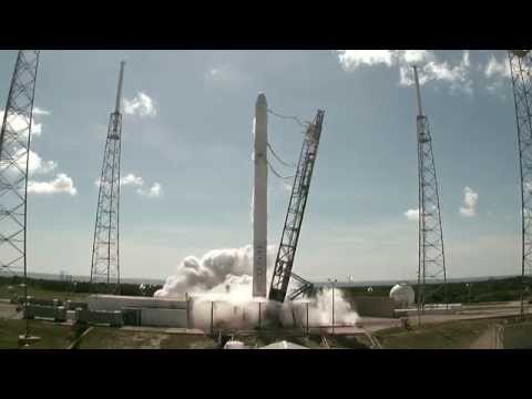 SpaceX CRS-7 liftoff video (NASA TV)