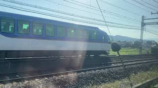 【名阪特急】中川短絡線を通る特急ひのとりと特急しまかぜは待機