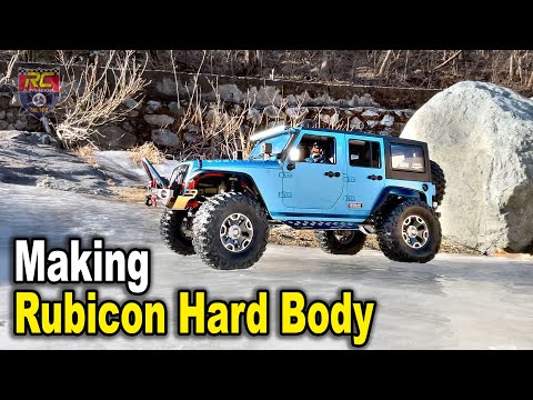 1/10 Scale RC | Axial SCX10 II | Jeep Rubicon Making & Off-road Trail #1