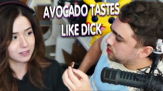 Avocado tastes like dick ! Pokimane Reacts