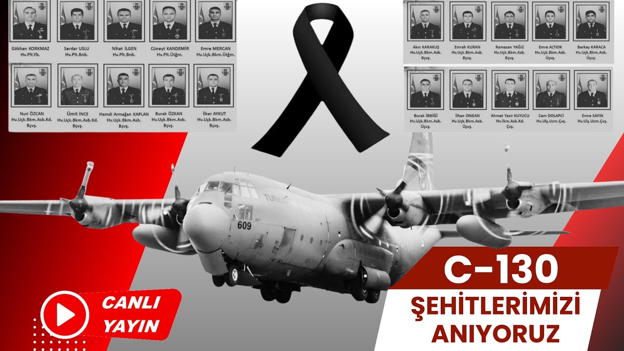 Gürcistan'da düşen C-130 uçağımızda 20 askerimizin şehit oldu