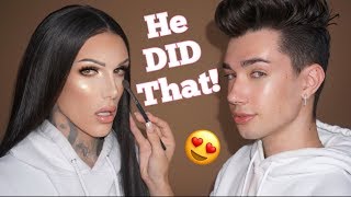 JAMES CHARLES DOES MY MAKEUP
