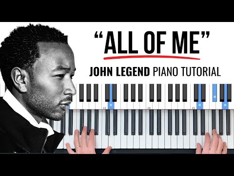 How to Play "All Of Me" // John Legend EASY Piano Tutorial