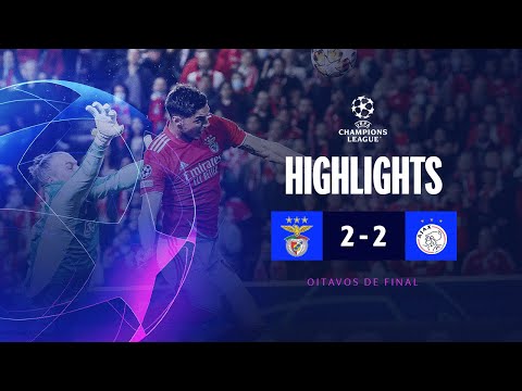 RESUMO/HIGHLIGHTS: SL BENFICA 2-2 AFC AJAX