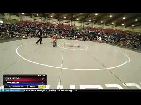 59 Lbs Champ. Round 1 - Cecil Nelson, TX Vs Tayven Kem, UT E86e