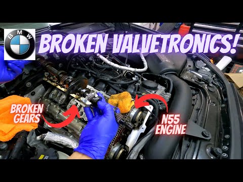 Fixing my BMW N55 engine w/ broken Valvetronics (Valvetronic motor & Eccentric shaft install)