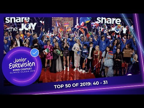 TOP 50: Most watched in 2019: 40 TO 31 - Junior Eurovision Song Contest