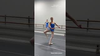 ballerina surprises herself 😱🩰 #ballerina #ballet #balletdancer