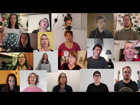 Virtual choir | A Spotless Rose (Ola Gjeilo) | Komorni zbor Grgar, Nova Gorica