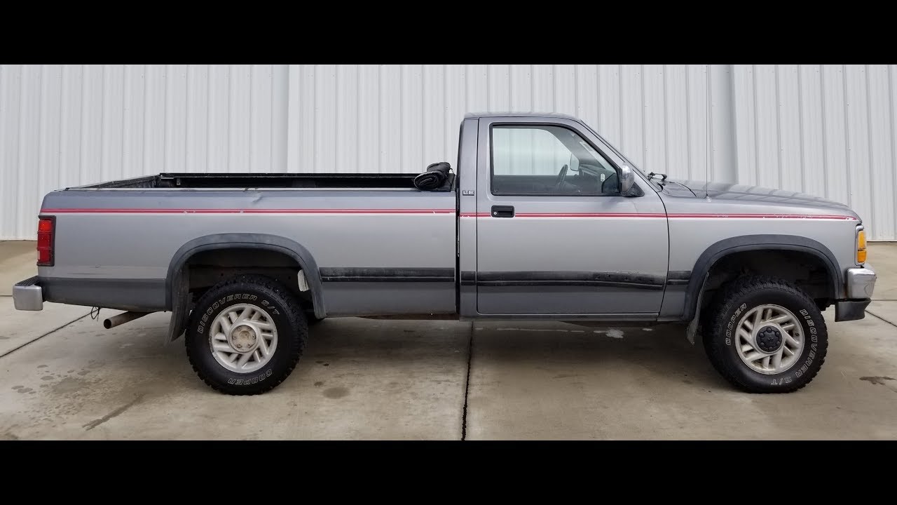 1992 Dodge Dakota LE 4WD Gray 2354411 Reg