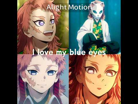 I love my blue eyes #demonslayer #anime #sabito #makomo