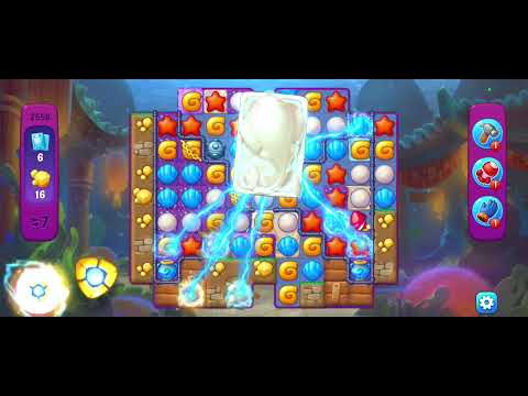 Fishdom gameplay level 2558