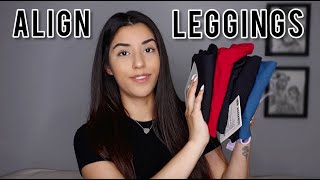 LULULEMON TRY ON HAUL COMPARING THE DIFFERENT LENGTHS OF ALIGN LEGGINGS Mp4 3GP & Mp3