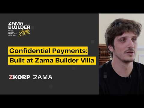 Onyx, paie confidentielle sur FHEVM (Zama Builder Villa, EthCC)