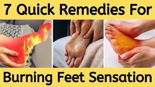 7 Quick Relief Home Remedies for Burning Feet | What Causes Burning Sensation in Feet | Burning Feet