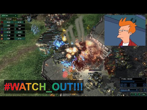 Tactical nuke incomming! - StarCraft 2 Gold Megaton moments